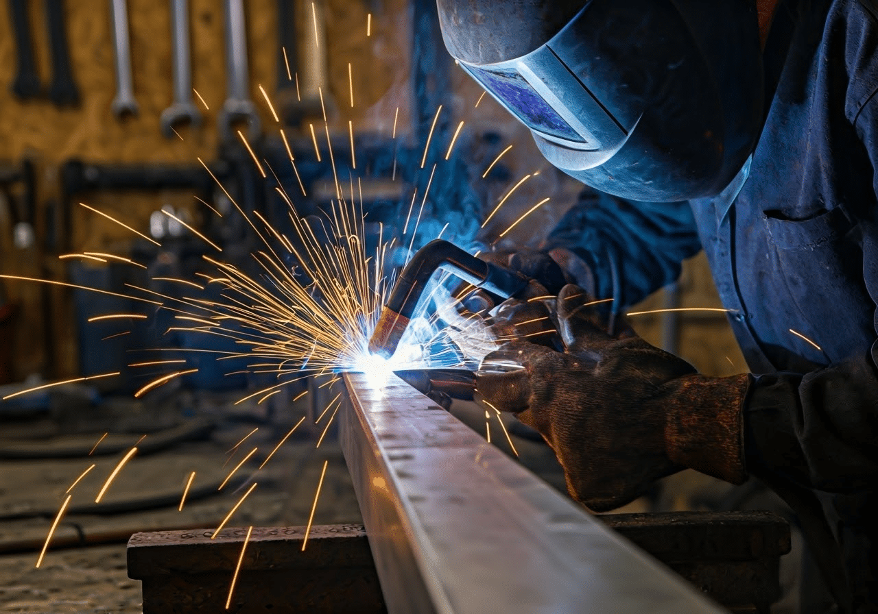 Welder working on 6061 aluminum